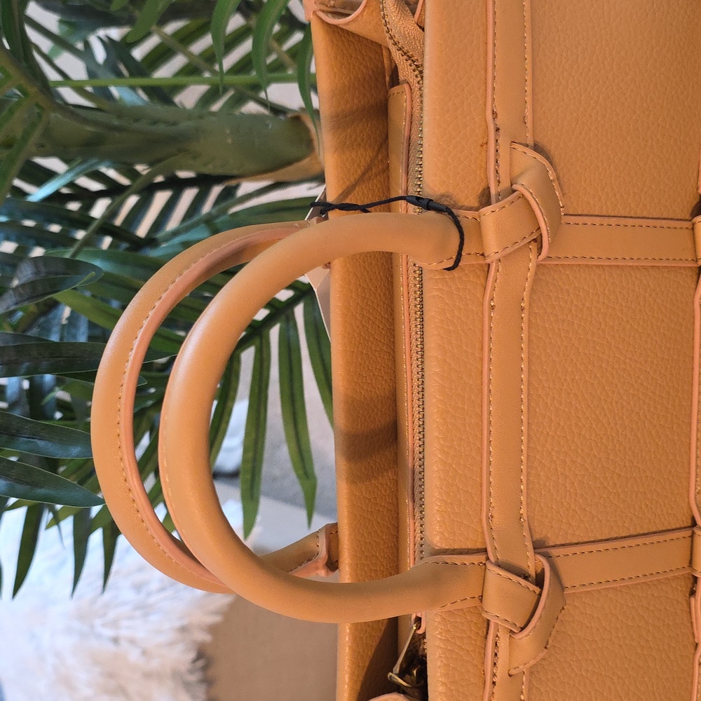 Steve Madden Tan Leather Satchel - Picture 4 of 10